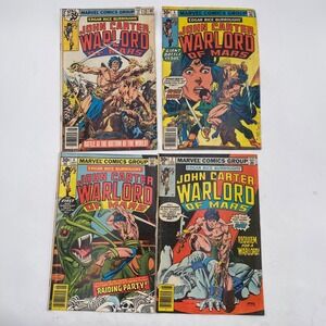 Marvel Comics John Carter Warlord of Mars Comic Books 3 4 5 20 Lot of 4